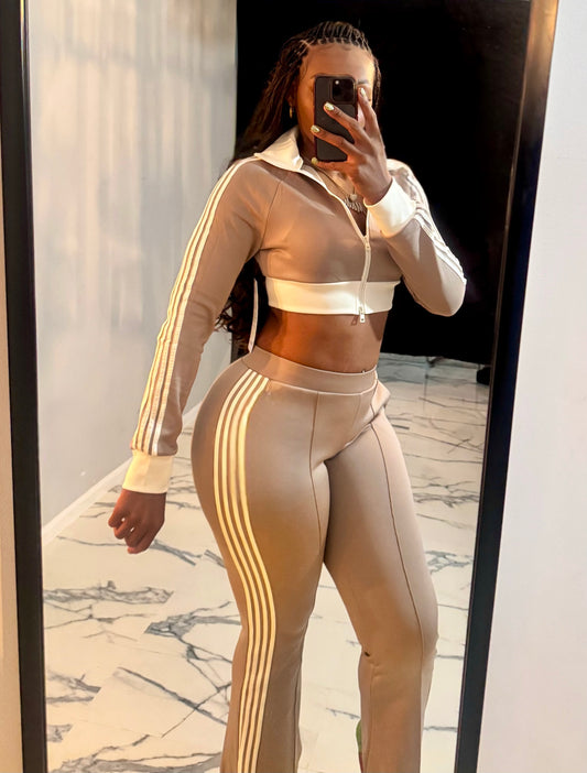 Mocha Tea Jogger 2pc Set