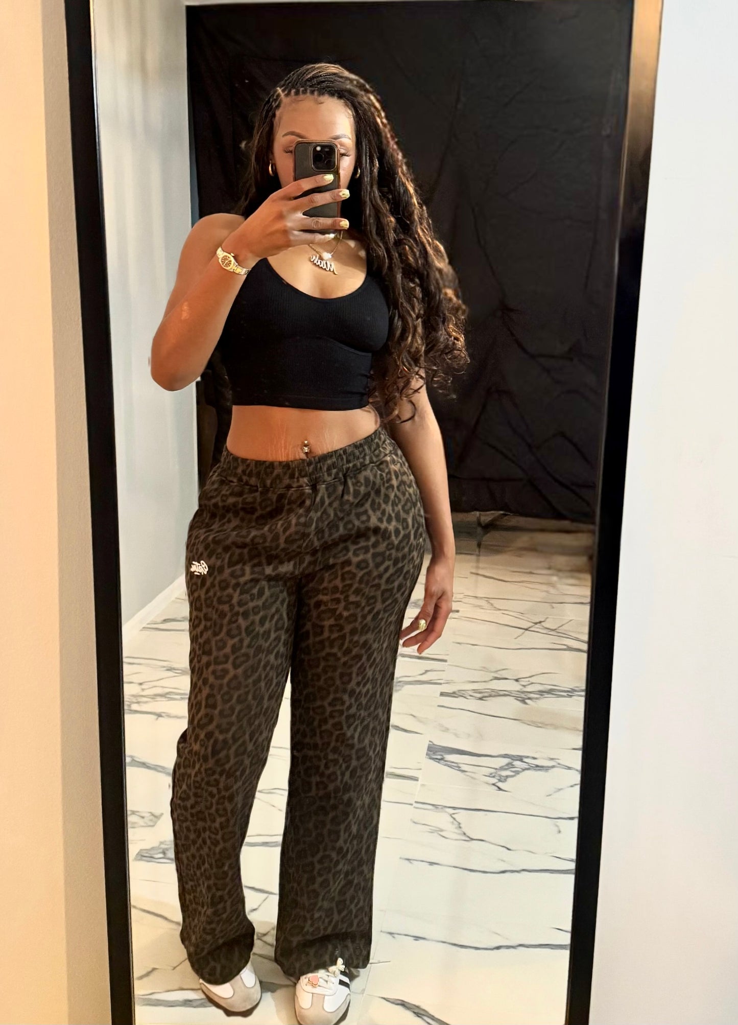 Leopard Joggers