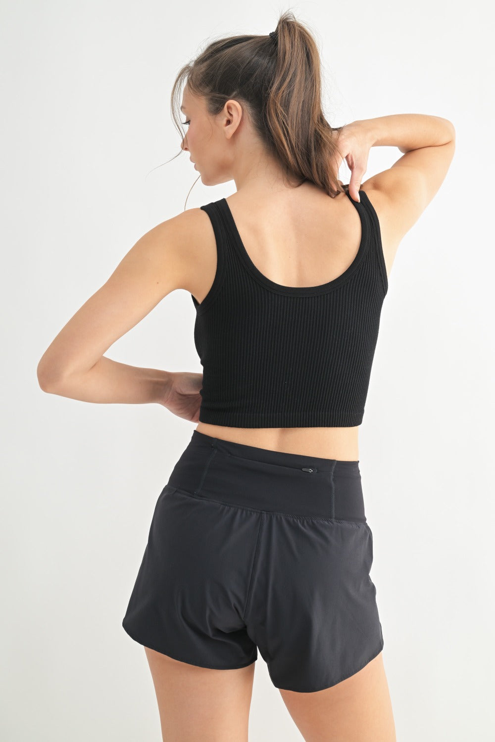 Ribbed Seamless Crop Tank